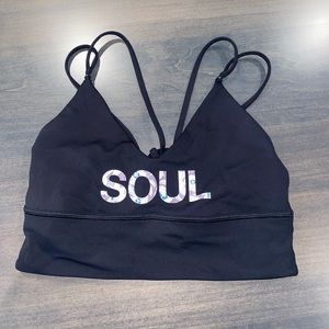 Lululemon Soulcycle cross Back sports bra